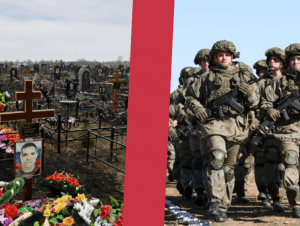 Обложка новости Число погибших в Украине российских военных превысило 100 тыс.